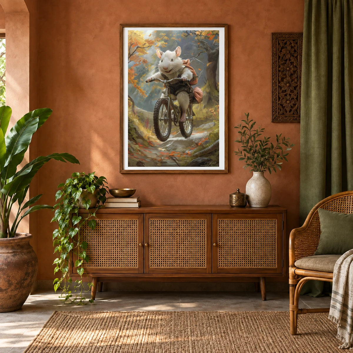 Animal Print LXIX — Animal Prints shown in a styled interior