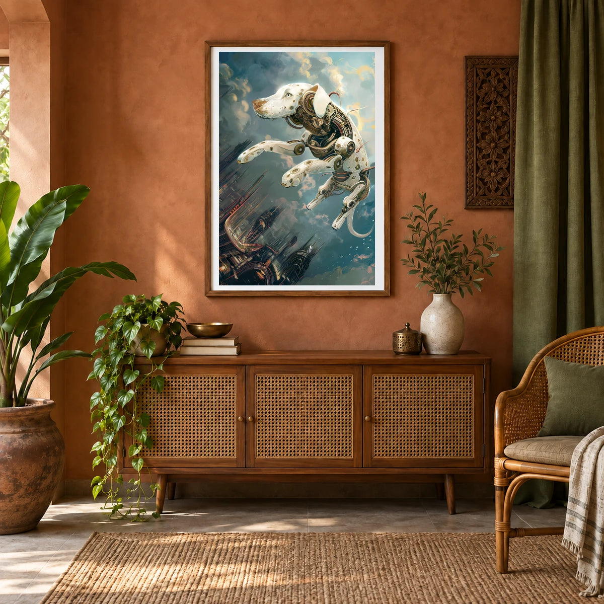 Animal Print LXX — Animal Prints shown in a styled interior