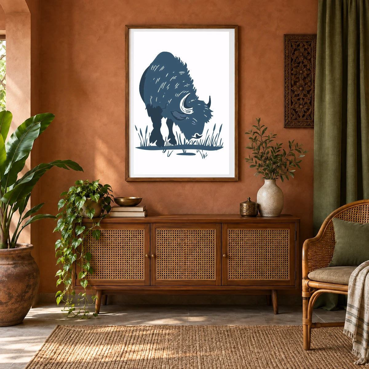 Animal Print LXXIII — Animal Prints shown in a styled interior