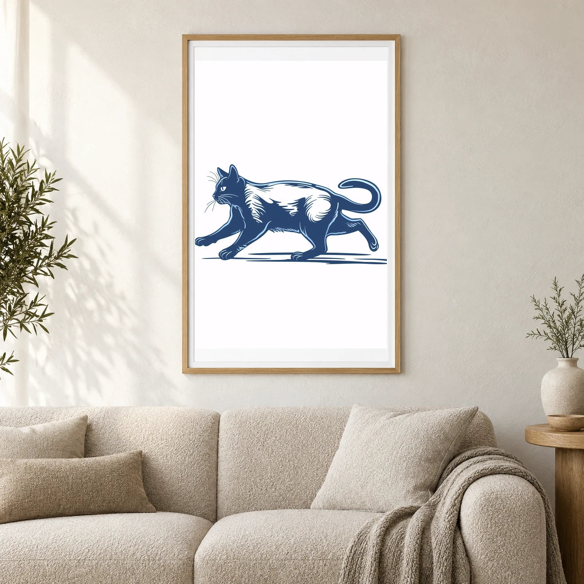 Animal Print LXXV — Animal Prints shown in a styled interior