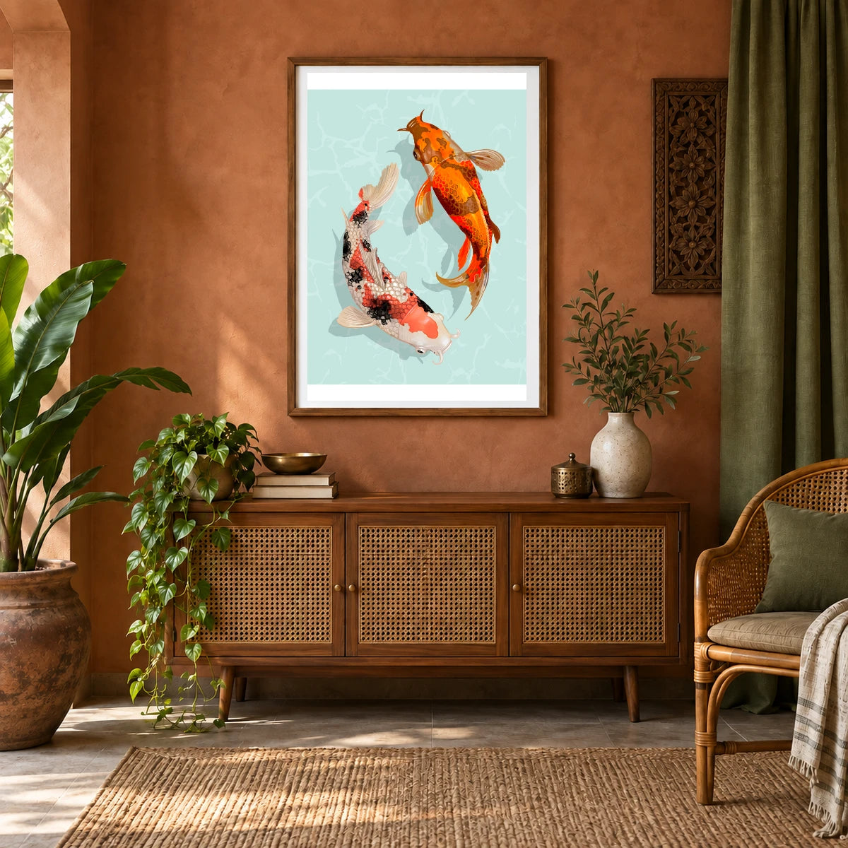 Animal Print LXXVI — Animal Prints shown in a styled interior