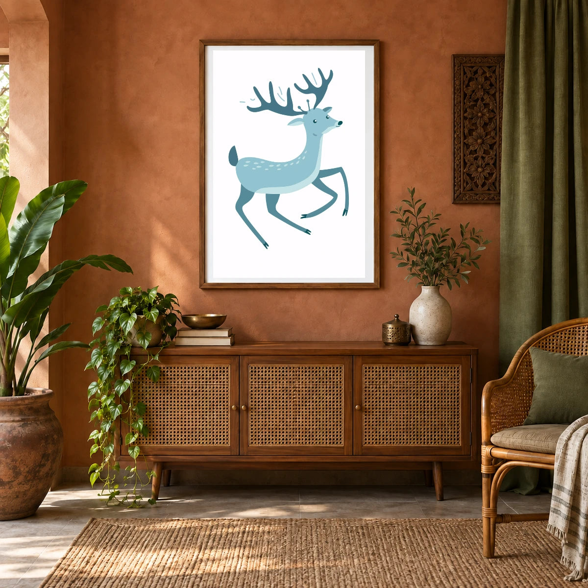 Animal Print LXXIX — Animal Prints shown in a styled interior