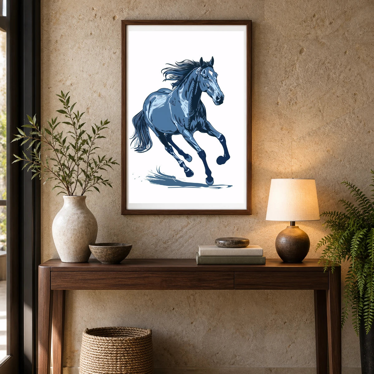 Animal Print XCII — Animal Prints shown in a styled interior
