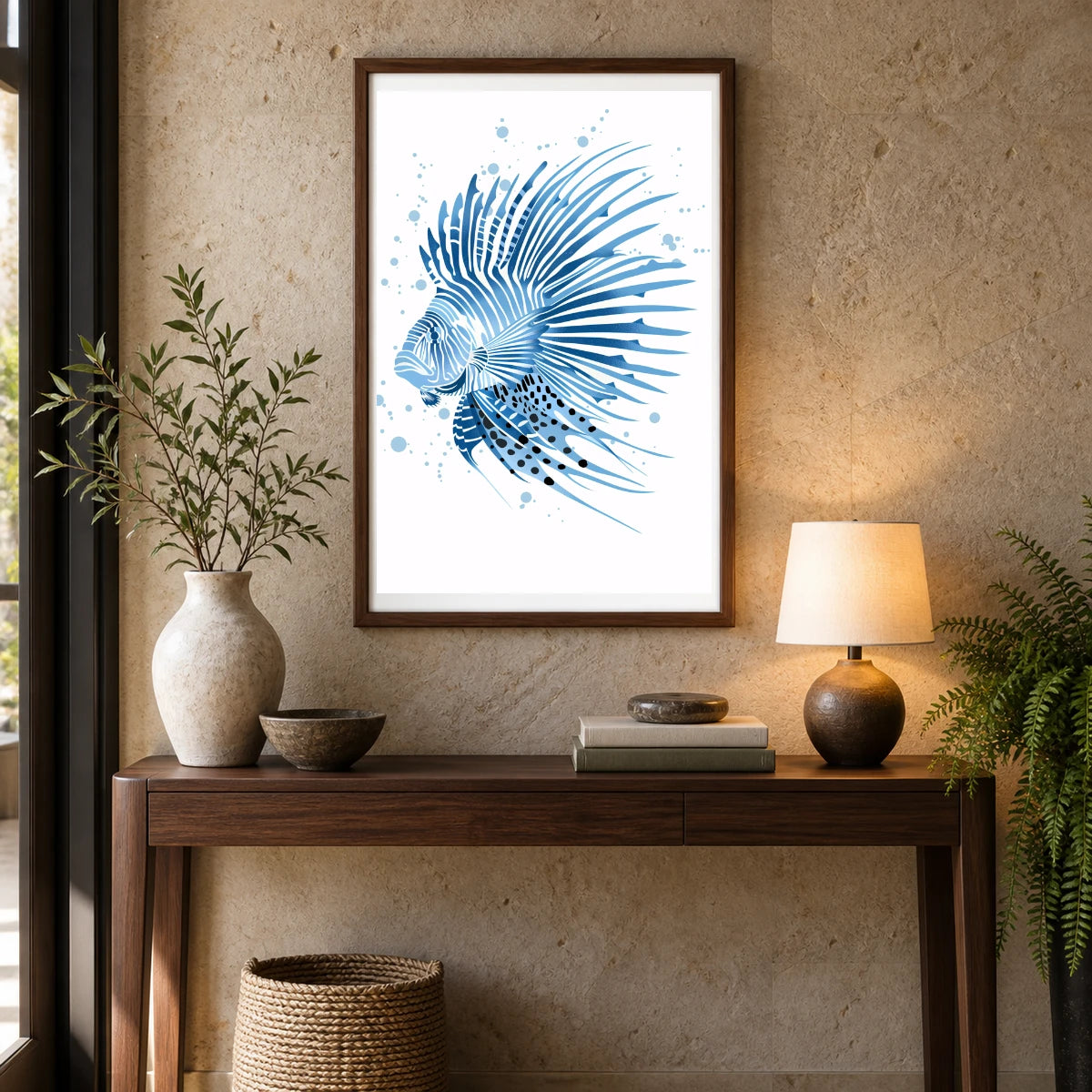 Animal Print XCV — Animal Prints shown in a styled interior