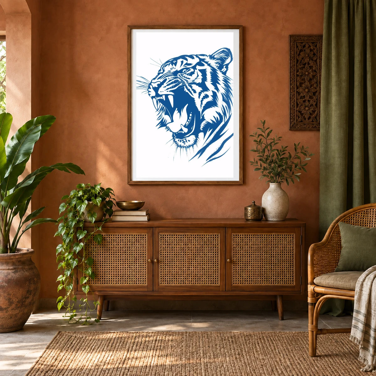 Animal Print CXII — Animal Prints shown in a styled interior