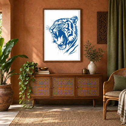 Animal Print CXII — Animal Prints shown in a styled interior