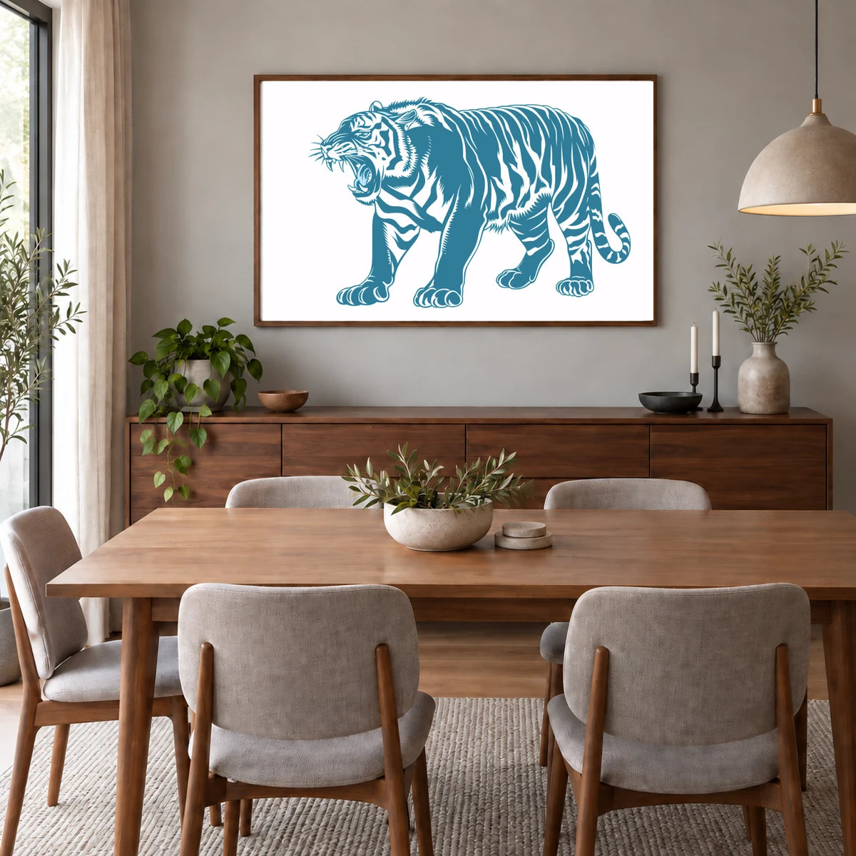 Animal Print CXIII — Animal Prints shown in a styled interior