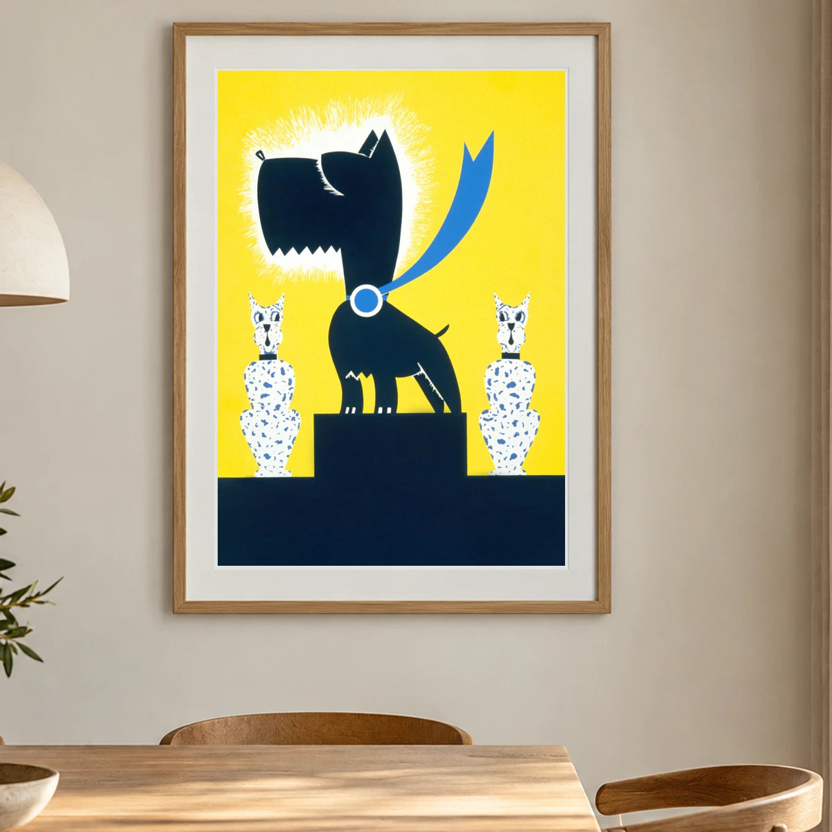 Animal Print CXXXII — Animal Prints shown in a styled interior
