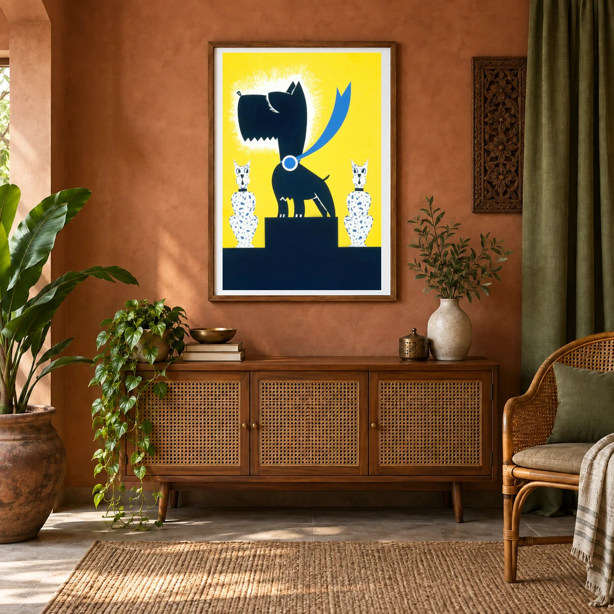 Animal Print CXXXII — Animal Prints shown in a styled interior