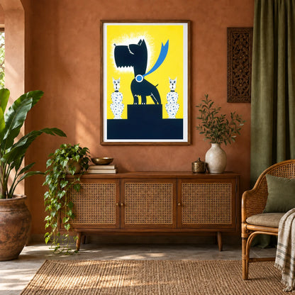 Animal Print CXXXII — Animal Prints shown in a styled interior