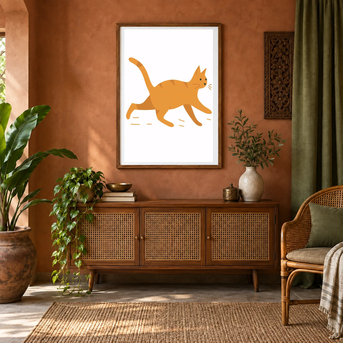 Animal Print CXXXVIII — Animal Prints shown in a styled interior