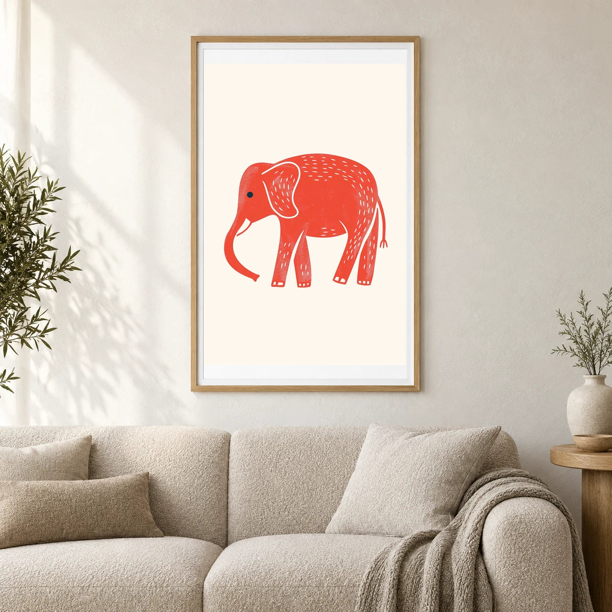 Animal Print CXLIX — Animal Prints shown in a styled interior