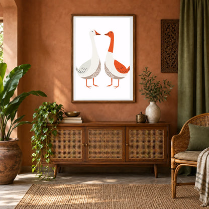 Animal Print CLIII — Animal Prints shown in a styled interior