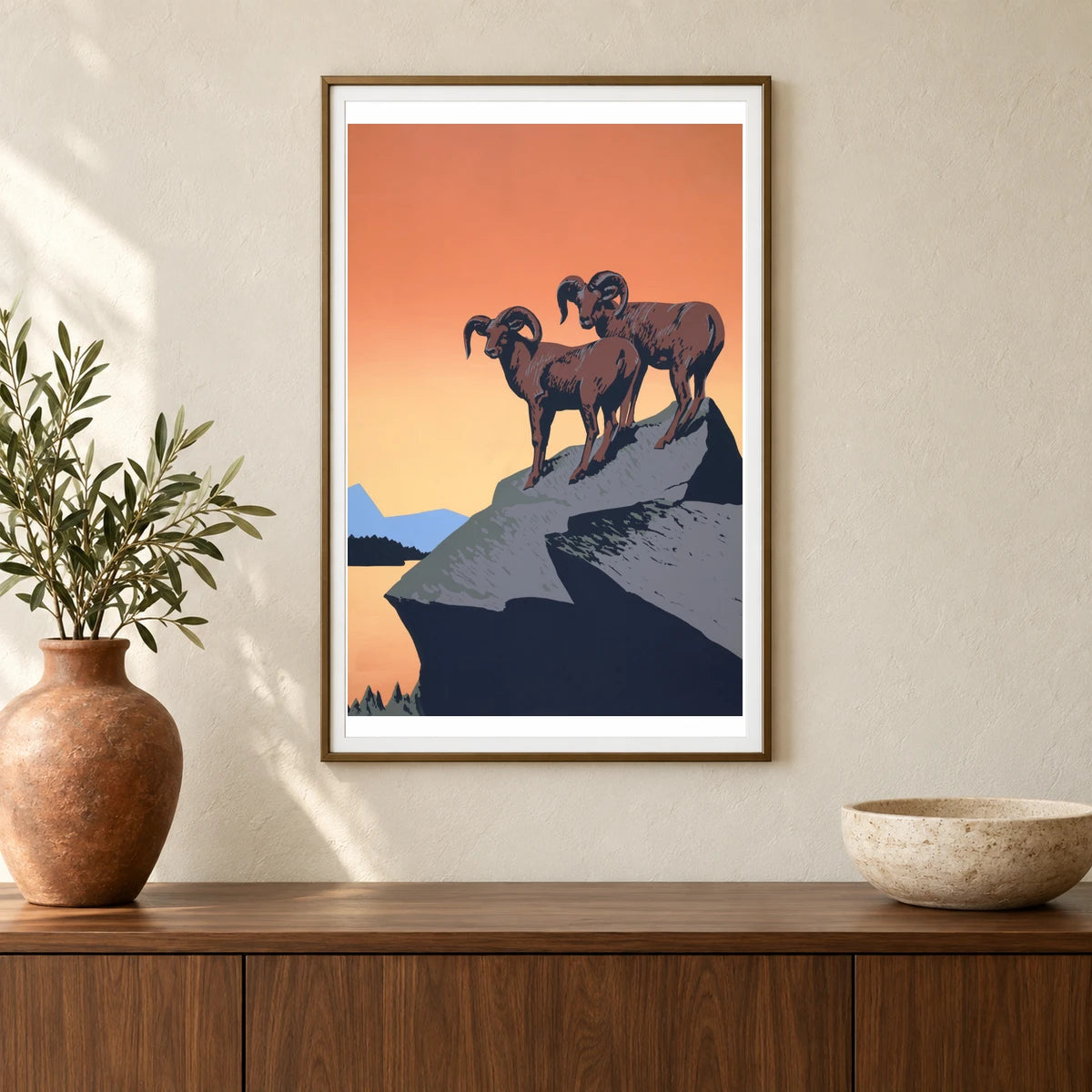 Animal Print CLIV — Animal Prints shown in a styled interior