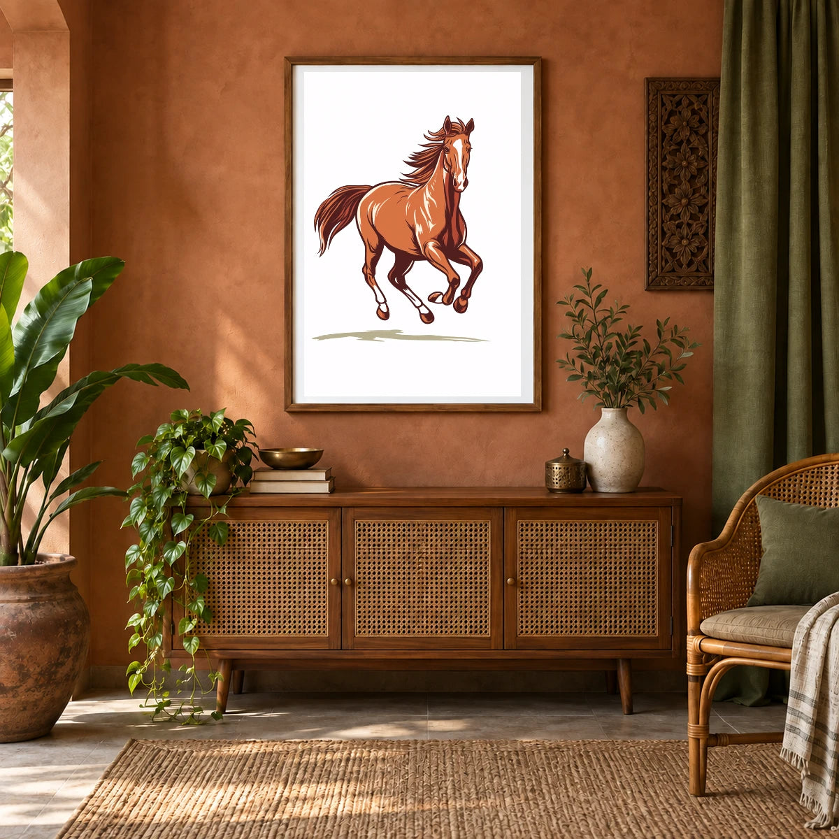 Animal Print CLVII — Animal Prints shown in a styled interior