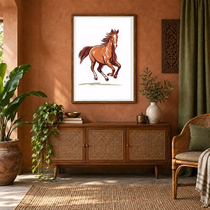 Animal Print CLVII — Animal Prints shown in a styled interior