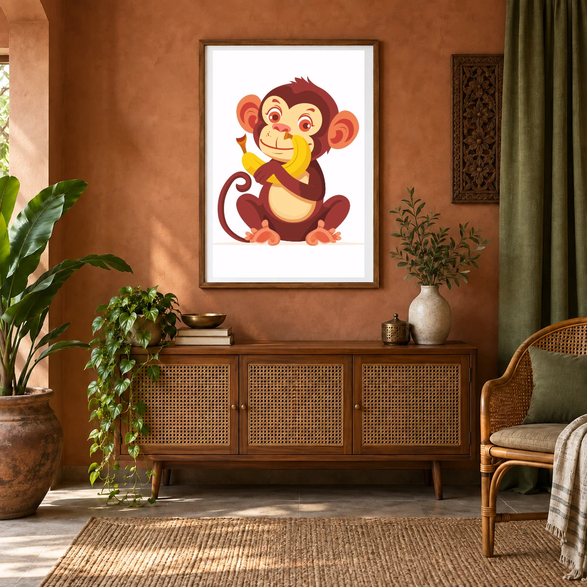 Animal Print CLXIV — Animal Prints shown in a styled interior