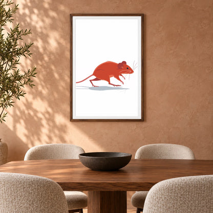 Animal Print CLXVIII — Animal Prints shown in a styled interior