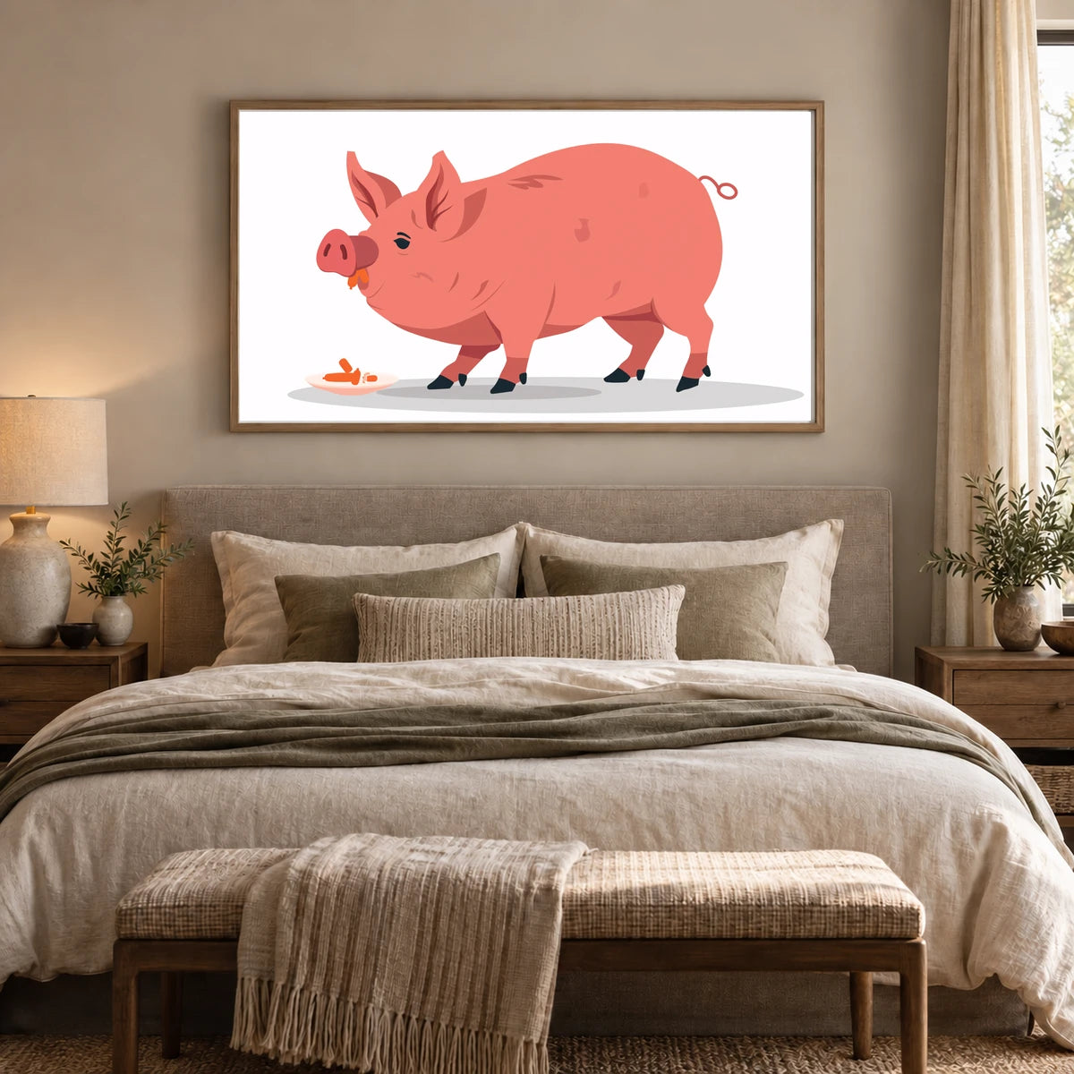 Animal Print CLXXII — Animal Prints shown in a styled interior