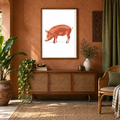 Animal Print CLXXIII — Animal Prints shown in a styled interior