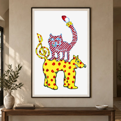 Animal Print CLXXVI — Animal Prints shown in a styled interior