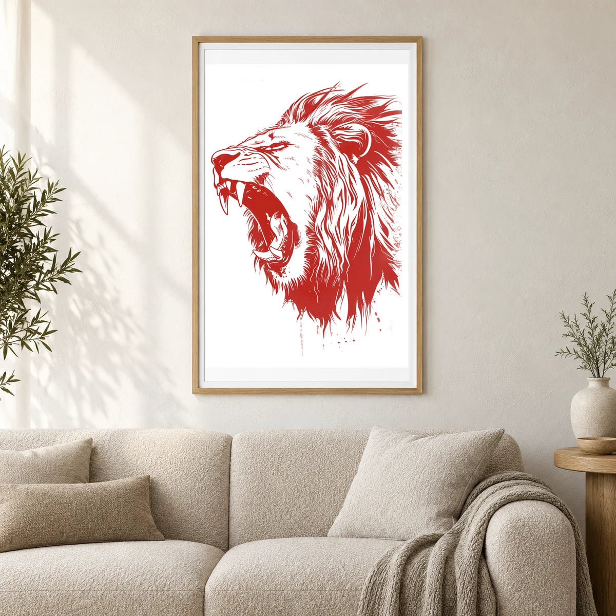 Animal Print CLXXIX — Animal Prints shown in a styled interior