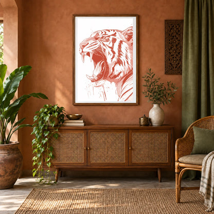 Animal Print CLXXX — Animal Prints shown in a styled interior