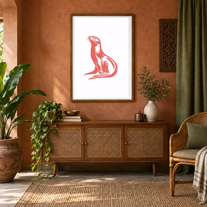 Animal Print CLXXXV — Animal Prints shown in a styled interior