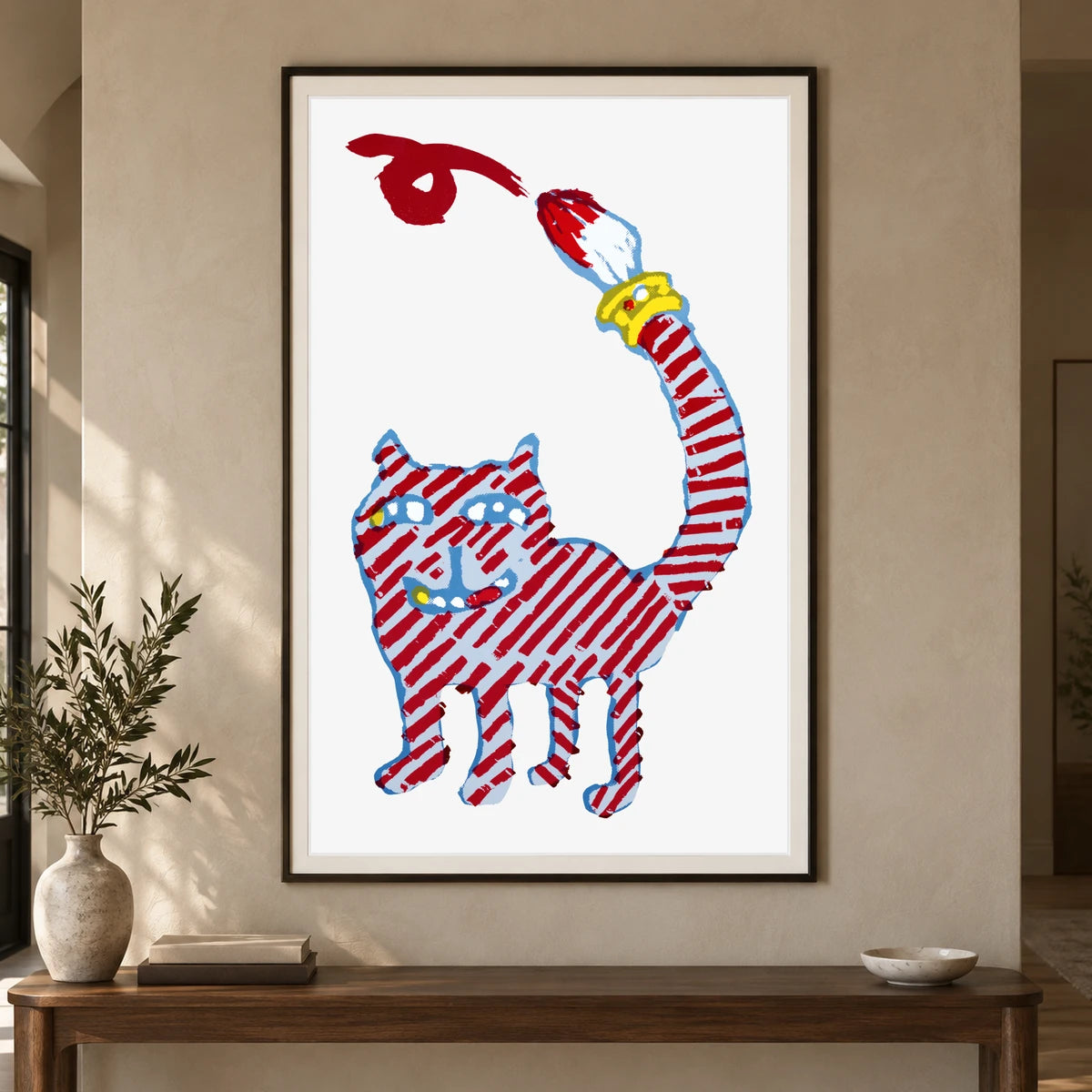 Animal Print CLXXXVII — Animal Prints shown in a styled interior