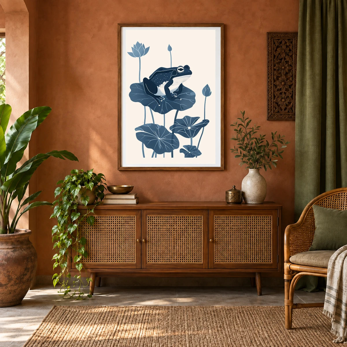Animal Print CCXXII — Animal Prints shown in a styled interior