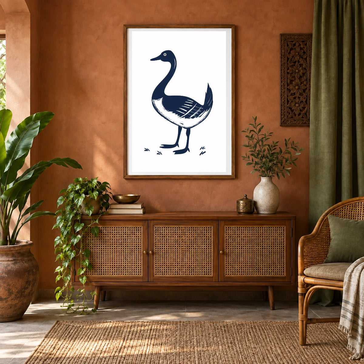 Animal Print CCXXIV — Animal Prints shown in a styled interior