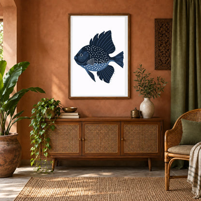Animal Print CCXXVI — Animal Prints shown in a styled interior