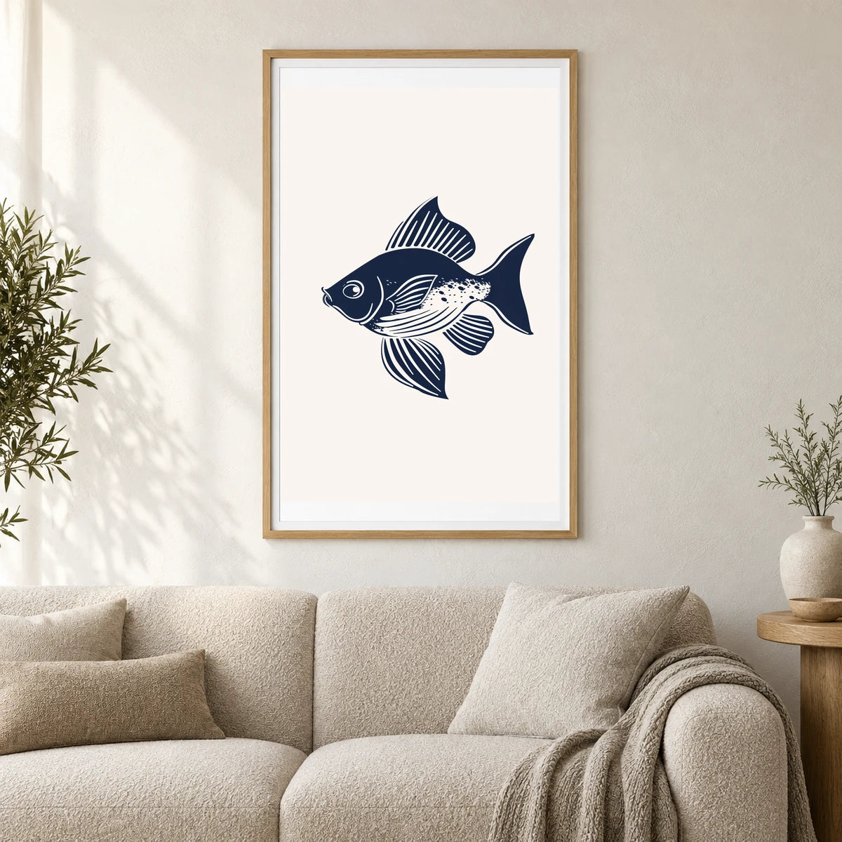 Animal Print CCXXVII — Animal Prints shown in a styled interior