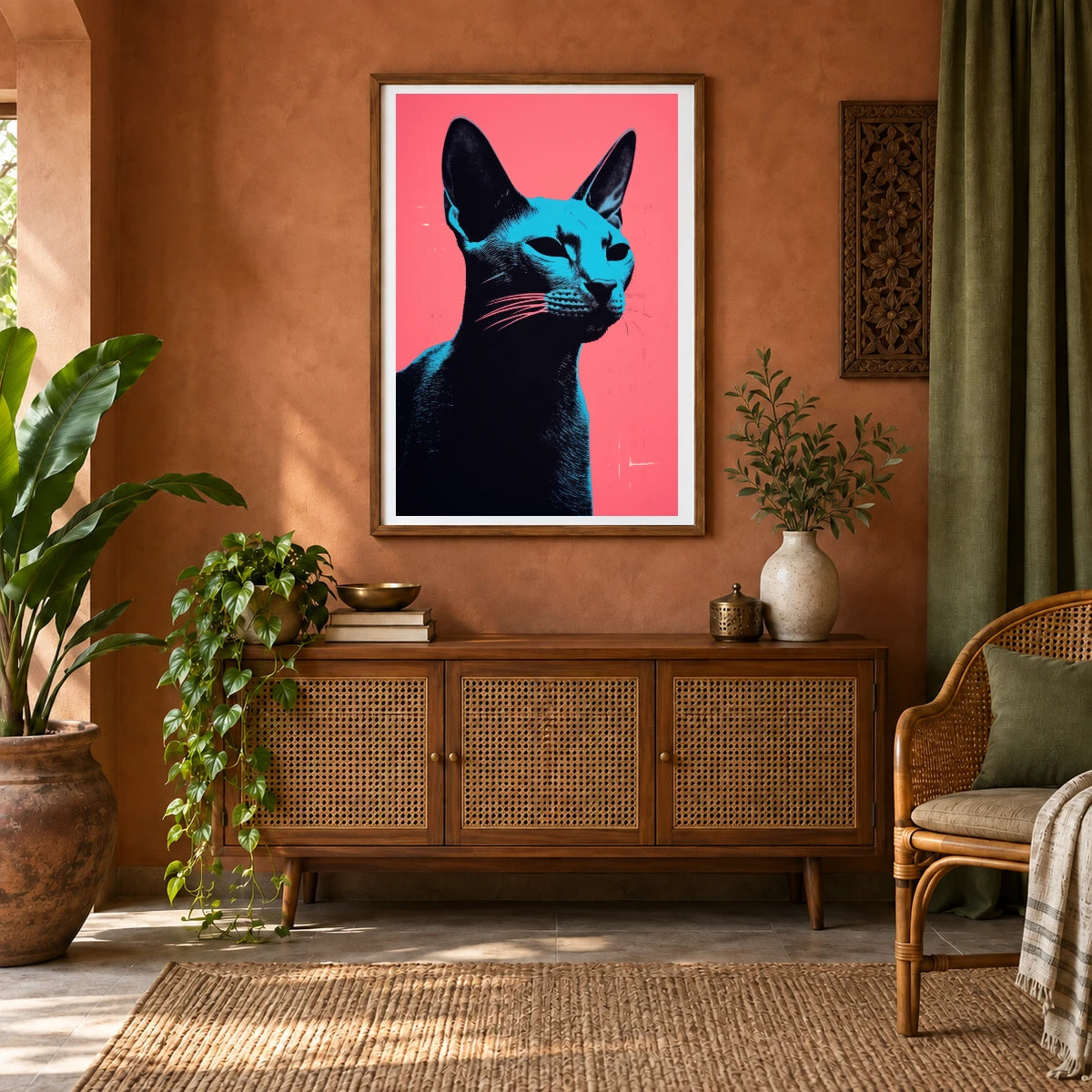 Animal Print CCXXXII — Animal Prints shown in a styled interior