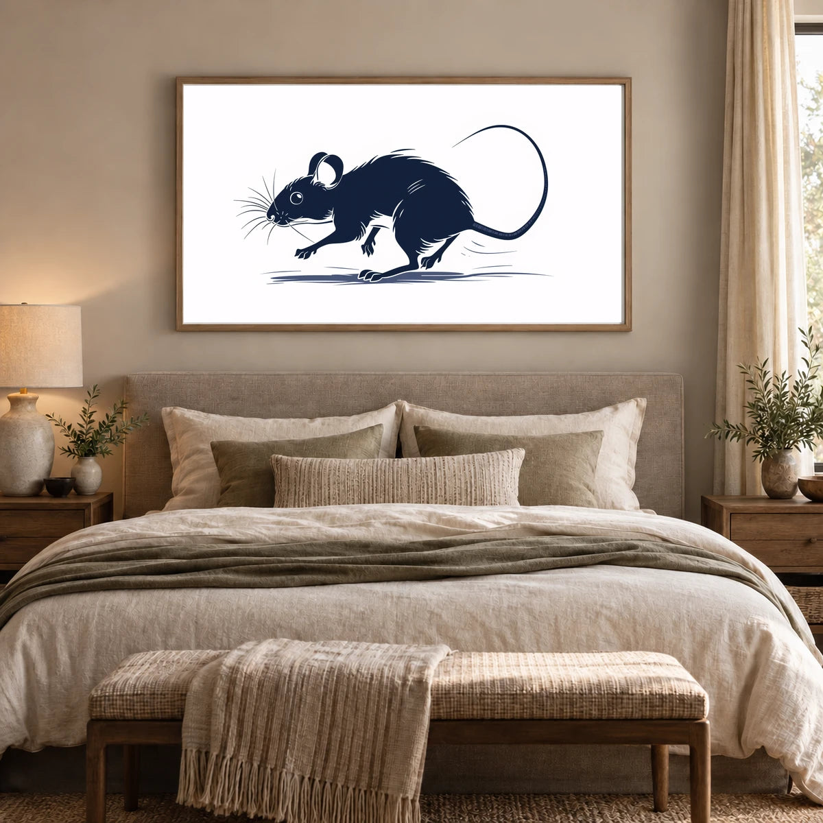 Animal Print CCXXXIX — Animal Prints shown in a styled interior