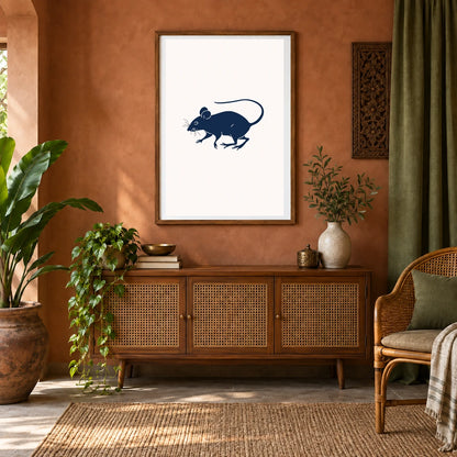 Animal Print CCXL — Animal Prints shown in a styled interior