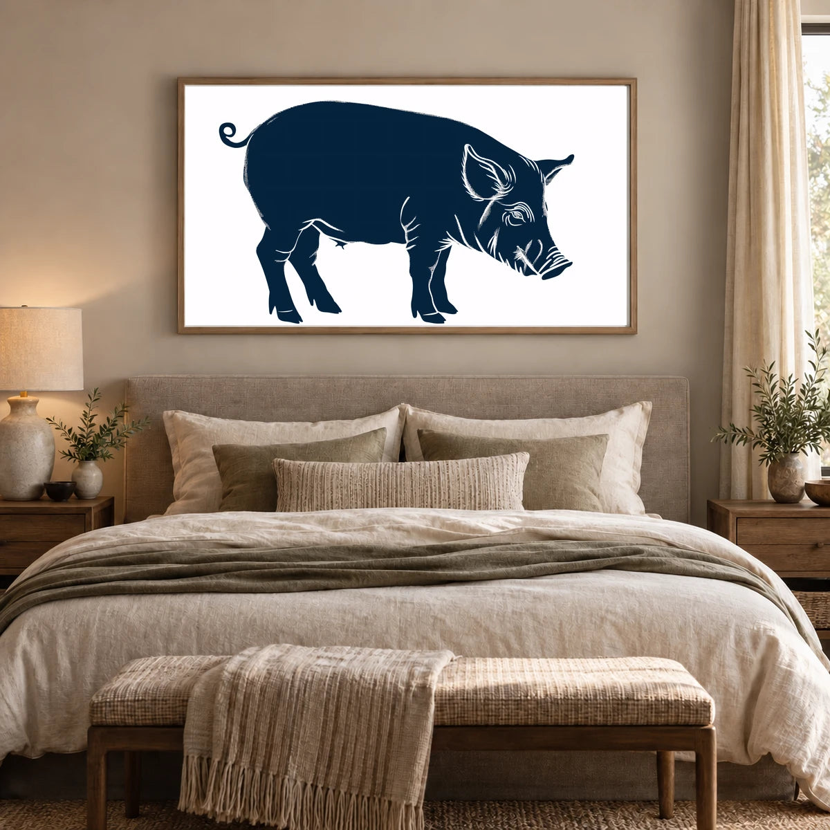 Animal Print CCXLV — Animal Prints shown in a styled interior