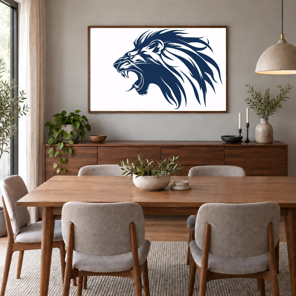Animal Print CCXLIX — Animal Prints shown in a styled interior