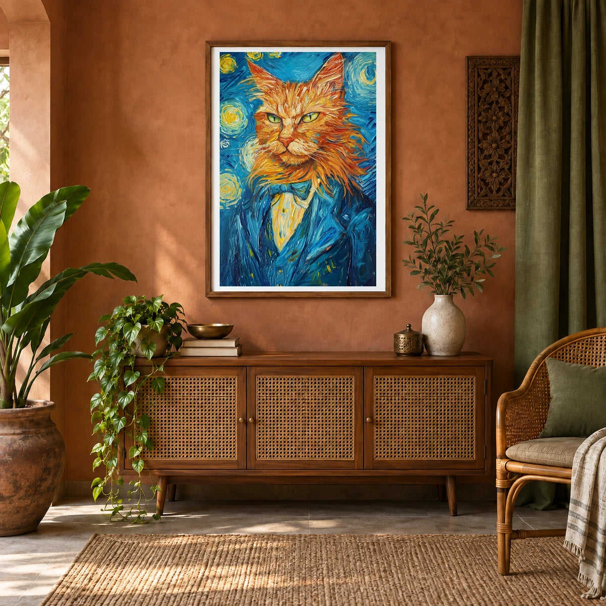 Animal Print CCLXXII — Animal Prints shown in a styled interior