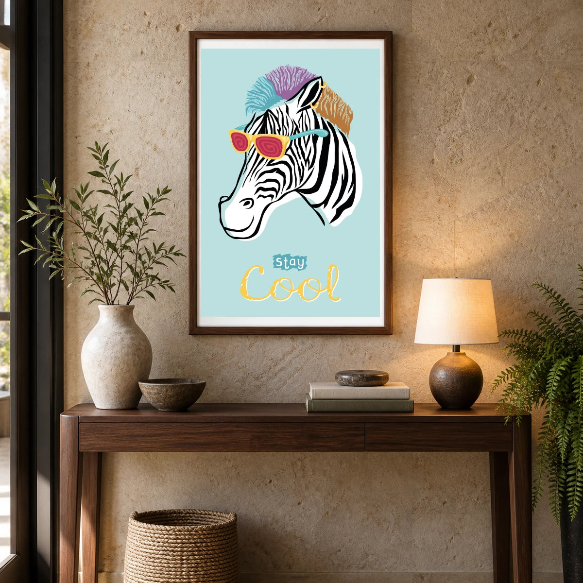 Animal Print CCLXXVIII — Animal Prints shown in a styled interior