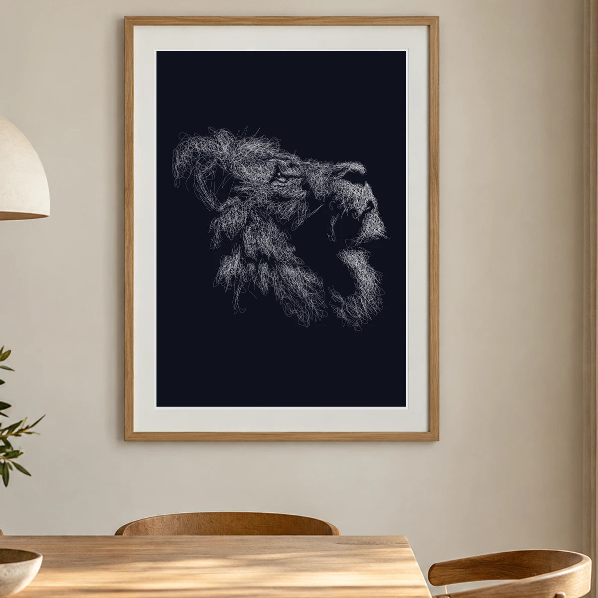 Animal Print CCLXXX — Animal Prints shown in a styled interior
