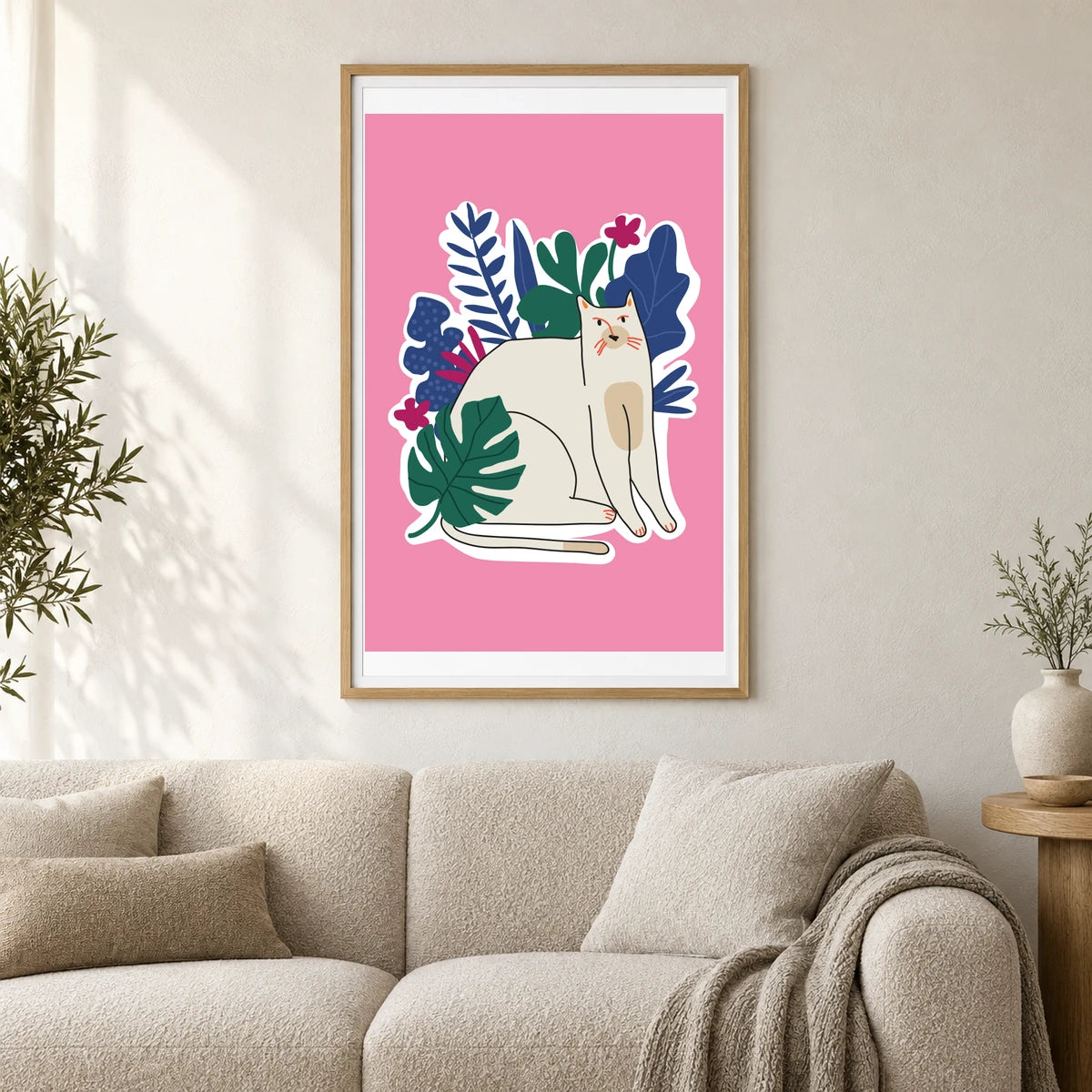 Animal Print CCLXXXI — Animal Prints shown in a styled interior