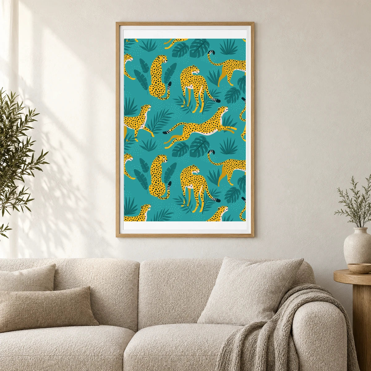 Animal Print CCLXXXIII — Animal Prints shown in a styled interior