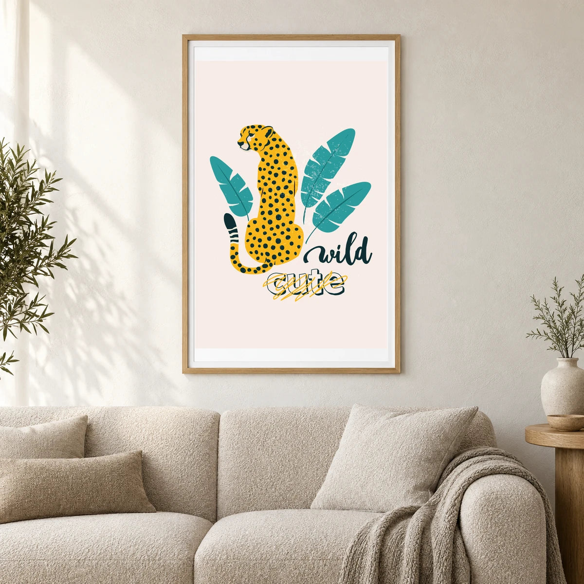 Animal Print CCLXXXV — Animal Prints shown in a styled interior