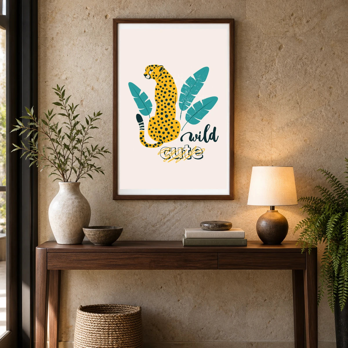 Animal Print CCLXXXV — Animal Prints shown in a styled interior