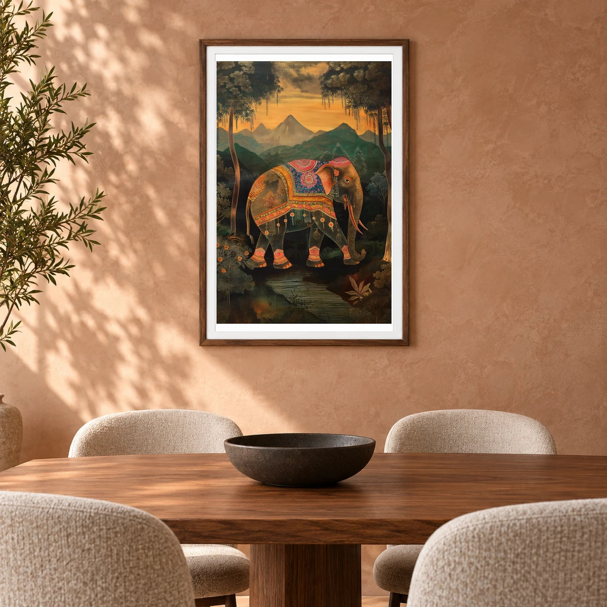 Animal Print CCXCII — Animal Prints shown in a styled interior