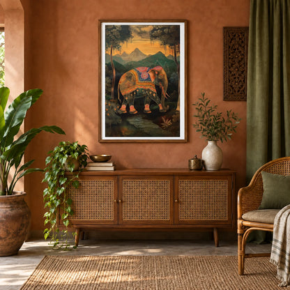Animal Print CCXCII — Animal Prints shown in a styled interior