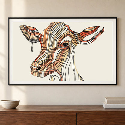 Animal Print CCXCIV — Animal Prints shown in a styled interior