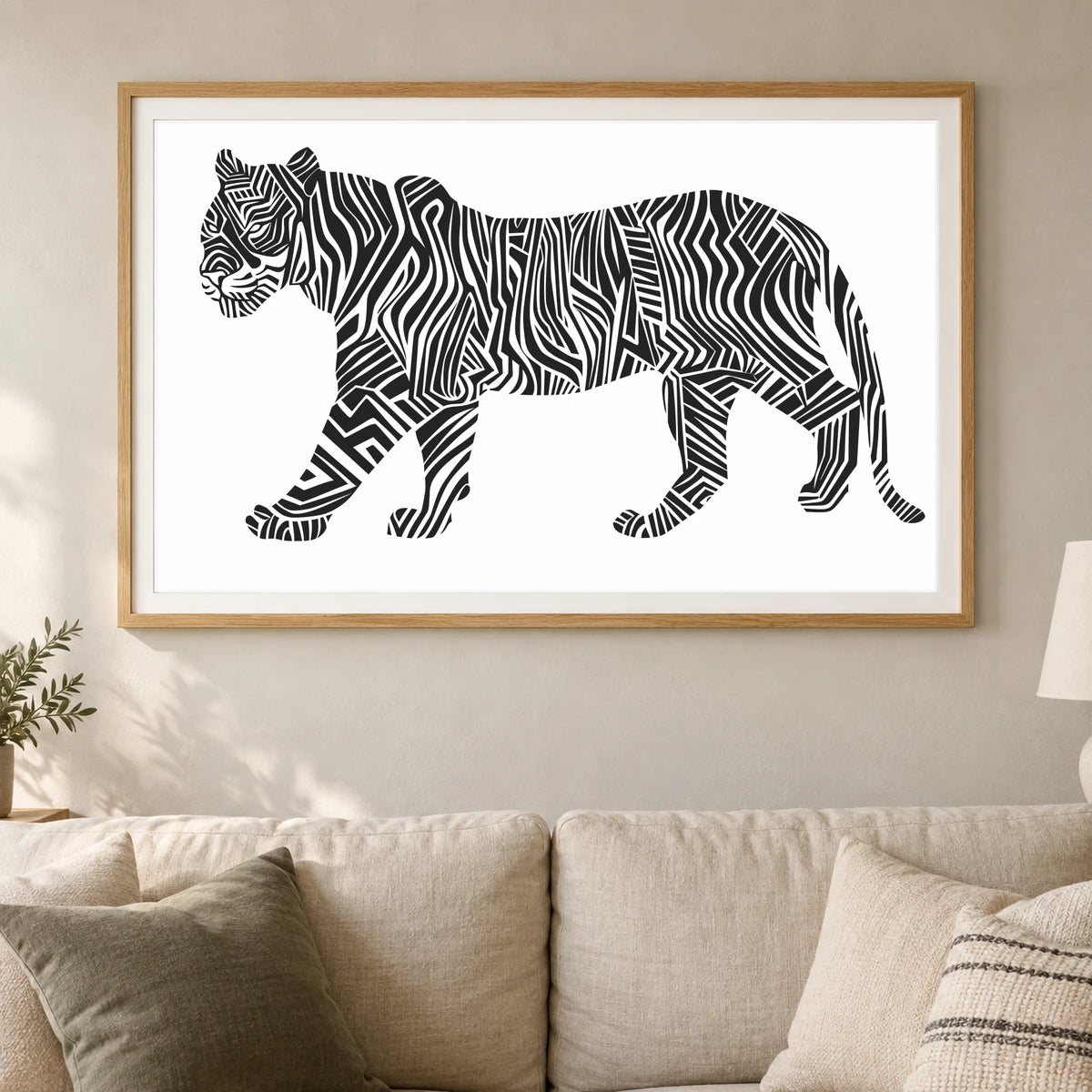 Animal Print CCXCV — Animal Prints shown in a styled interior