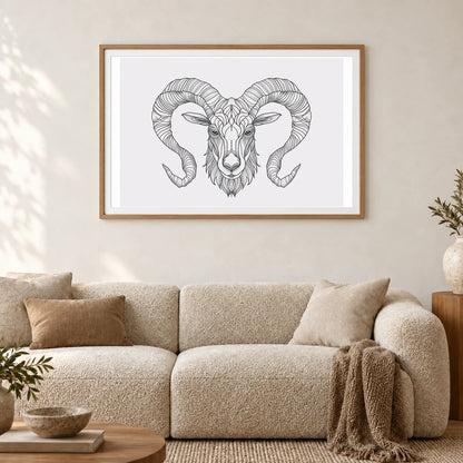 Animal Print CCXCVI — Animal Prints shown in a styled interior